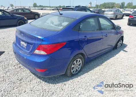 2014 Hyundai Accent Gls from USA, damaged, VIN KMHCT4AE1EU684638